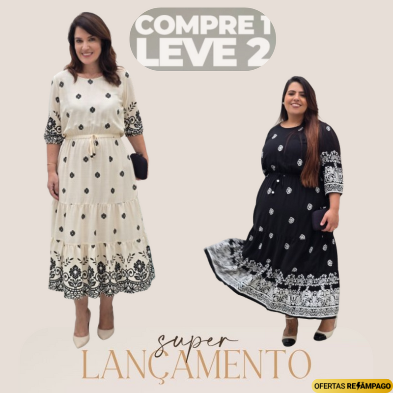 Vestido Ananda - Pague 1 e leve 2 [FRETE GRÁTIS SÓ HOJE]